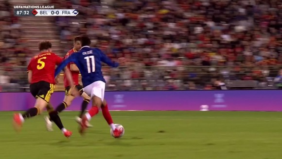 超强个人能力！奥利塞一条龙破门，替补上场绝杀比利时！